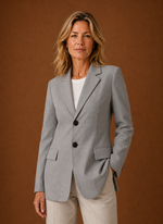 Women's Blazer - Tailored Longline Office Jacket | Areleon