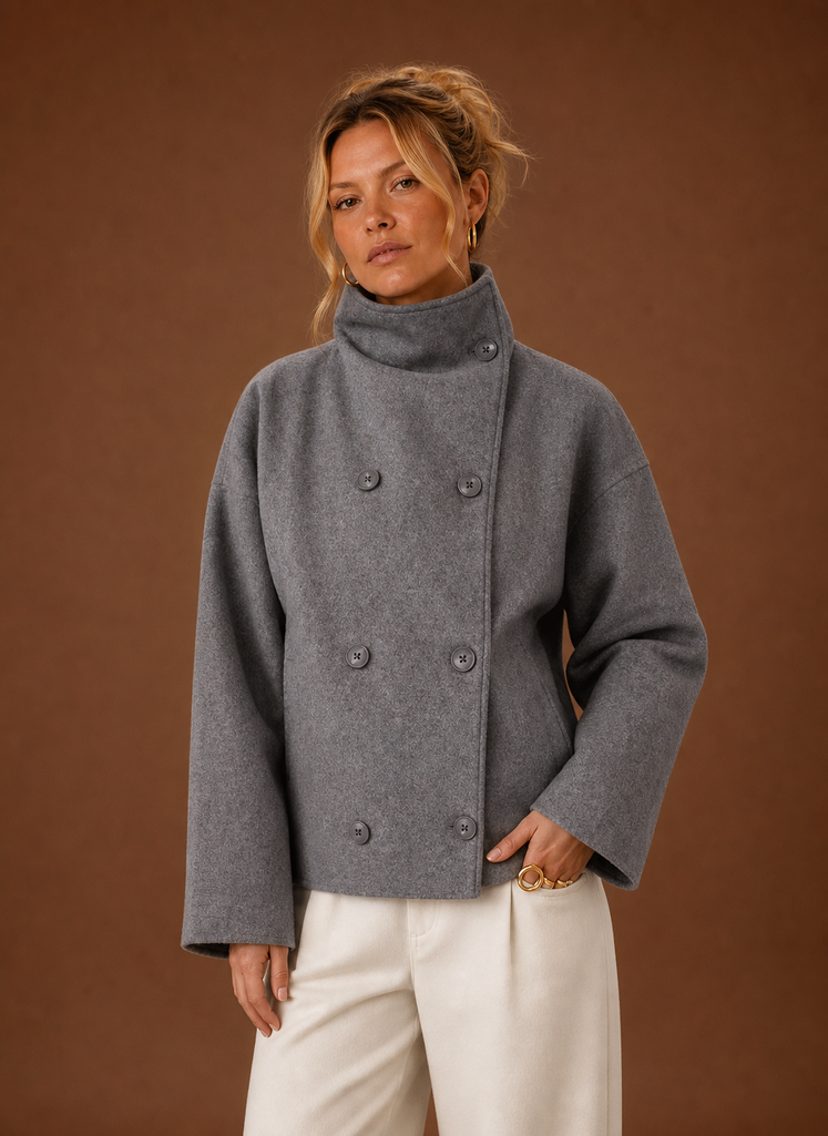 Women's Funnel Neck Jacket - Casual Jacket | Areleon