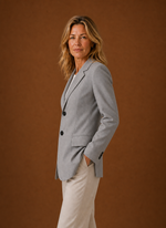Women's Blazer - Tailored Longline Office Jacket | Areleon