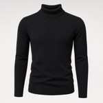 Harlow Roll Neck Sweater in black, product shot
