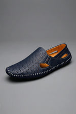 Sebastian Breathable Perforated Slip-On Loafers