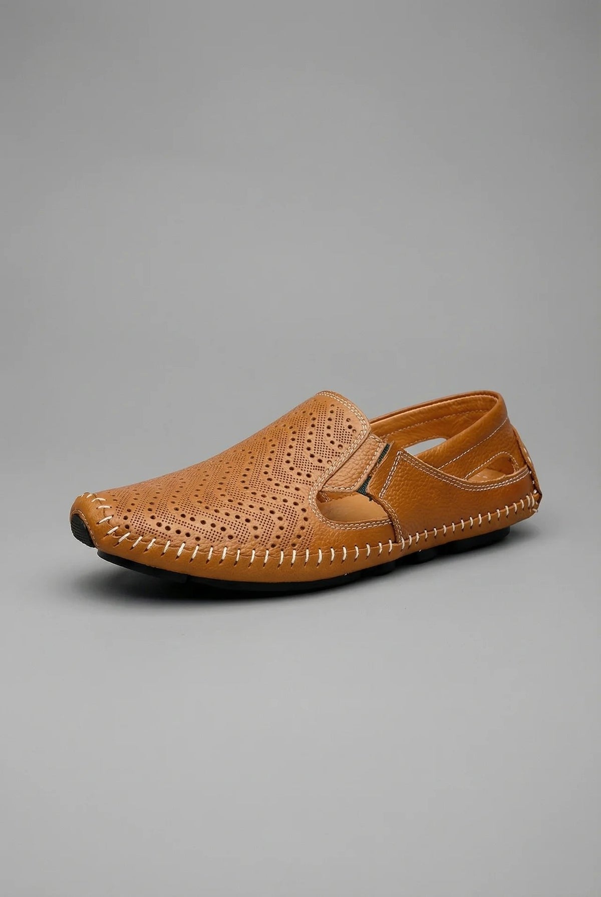 Sebastian Breathable Perforated Slip-On Loafers