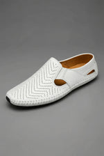 Sebastian Breathable Perforated Slip-On Loafers