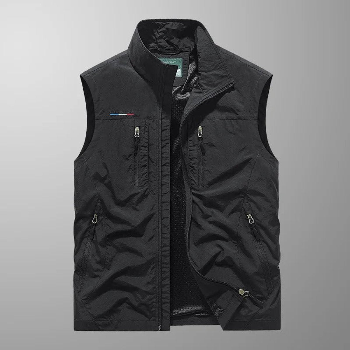 Niklas Breathable Sleeveless Zip-Up Cargo Vest
