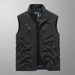 Niklas Breathable Sleeveless Zip-Up Cargo Vest