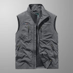 Niklas Breathable Sleeveless Zip-Up Cargo Vest