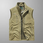 Niklas Breathable Sleeveless Zip-Up Cargo Vest