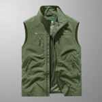 Niklas Breathable Sleeveless Zip-Up Cargo Vest