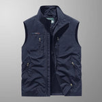 Niklas Breathable Sleeveless Zip-Up Cargo Vest