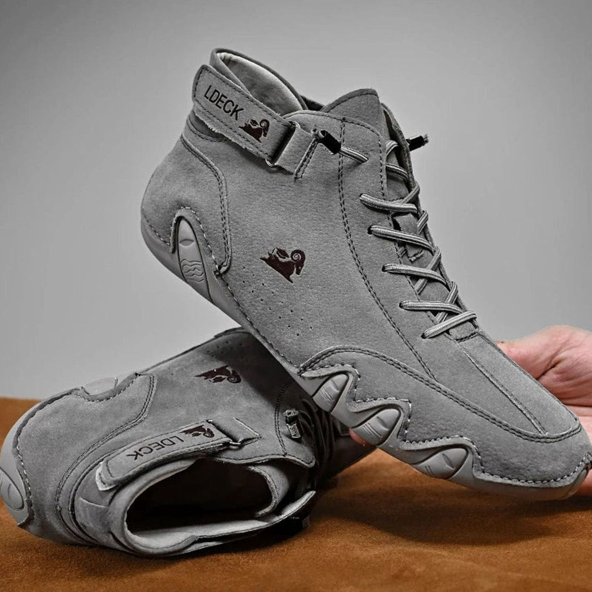 Moritz Lace-Up Barefoot Ankle Boots