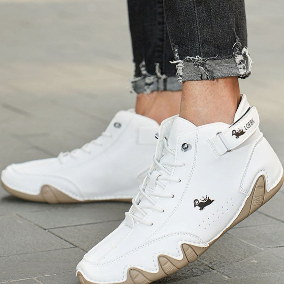 Moritz Lace-Up Barefoot Ankle Boots