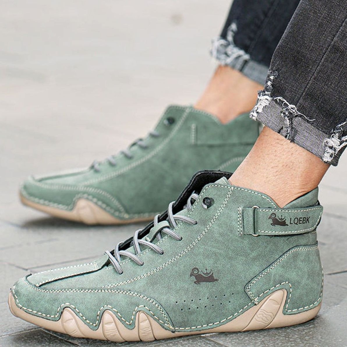 Moritz Lace-Up Barefoot Ankle Boots