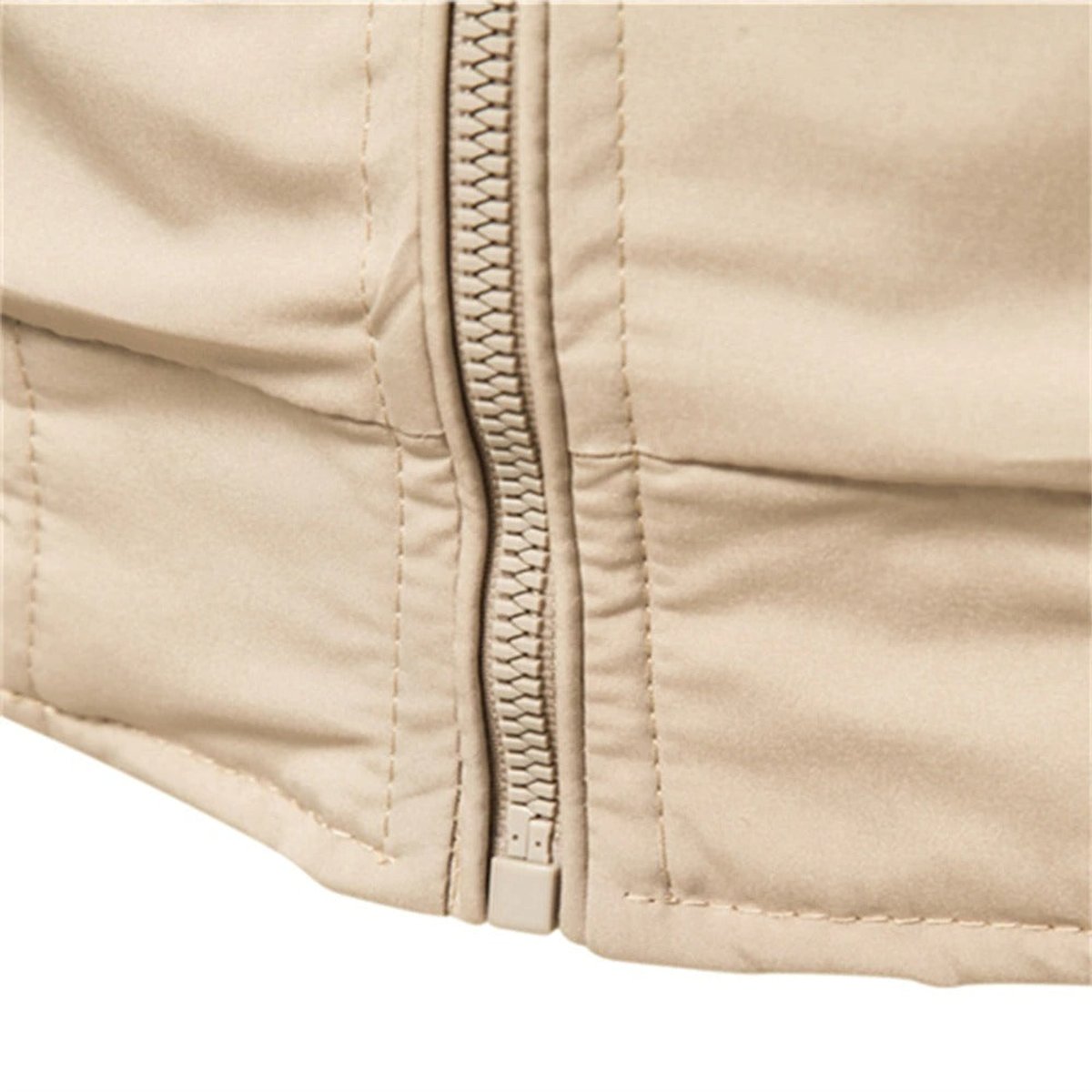 Tobias Solid Bomber Jacket with Ribbed Trim