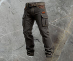 Alexander Slim-Fit Cargo Pants with Textured Weave