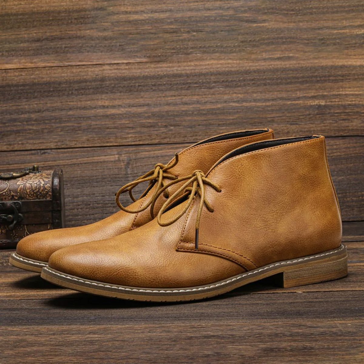 Christian Classic Lace-Up Chukka Boots