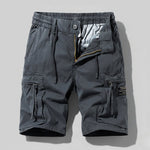 Lukas Combat Work Cargo Shorts with Elastic Waist