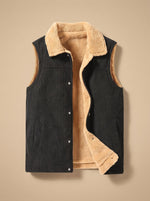 Leon Corduroy Sherpa-Lined Vest
