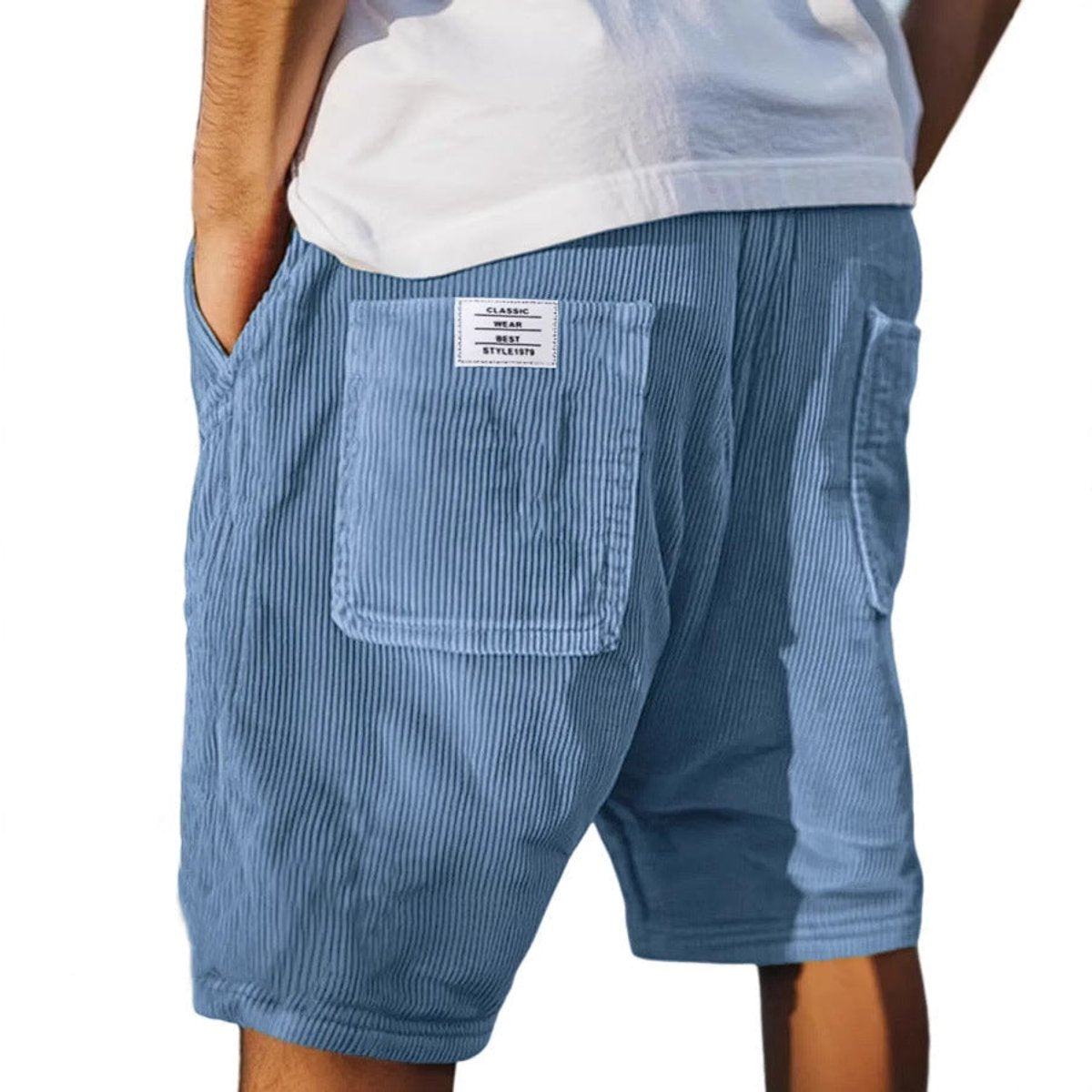 Lukas Textured Corduroy Bermuda Shorts