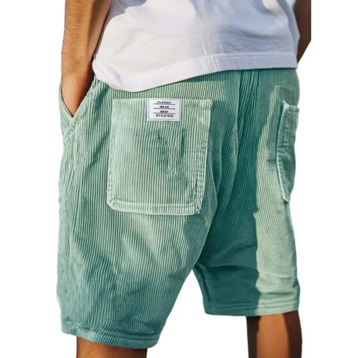 Lukas Textured Corduroy Bermuda Shorts