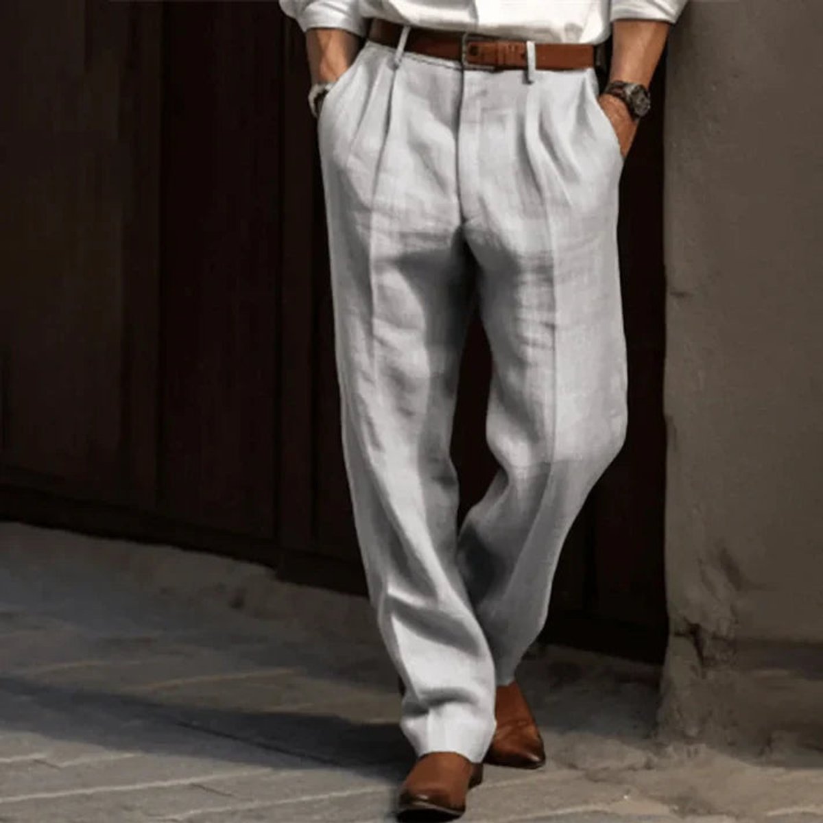 Christian Pleated Front Classic Dress Pants