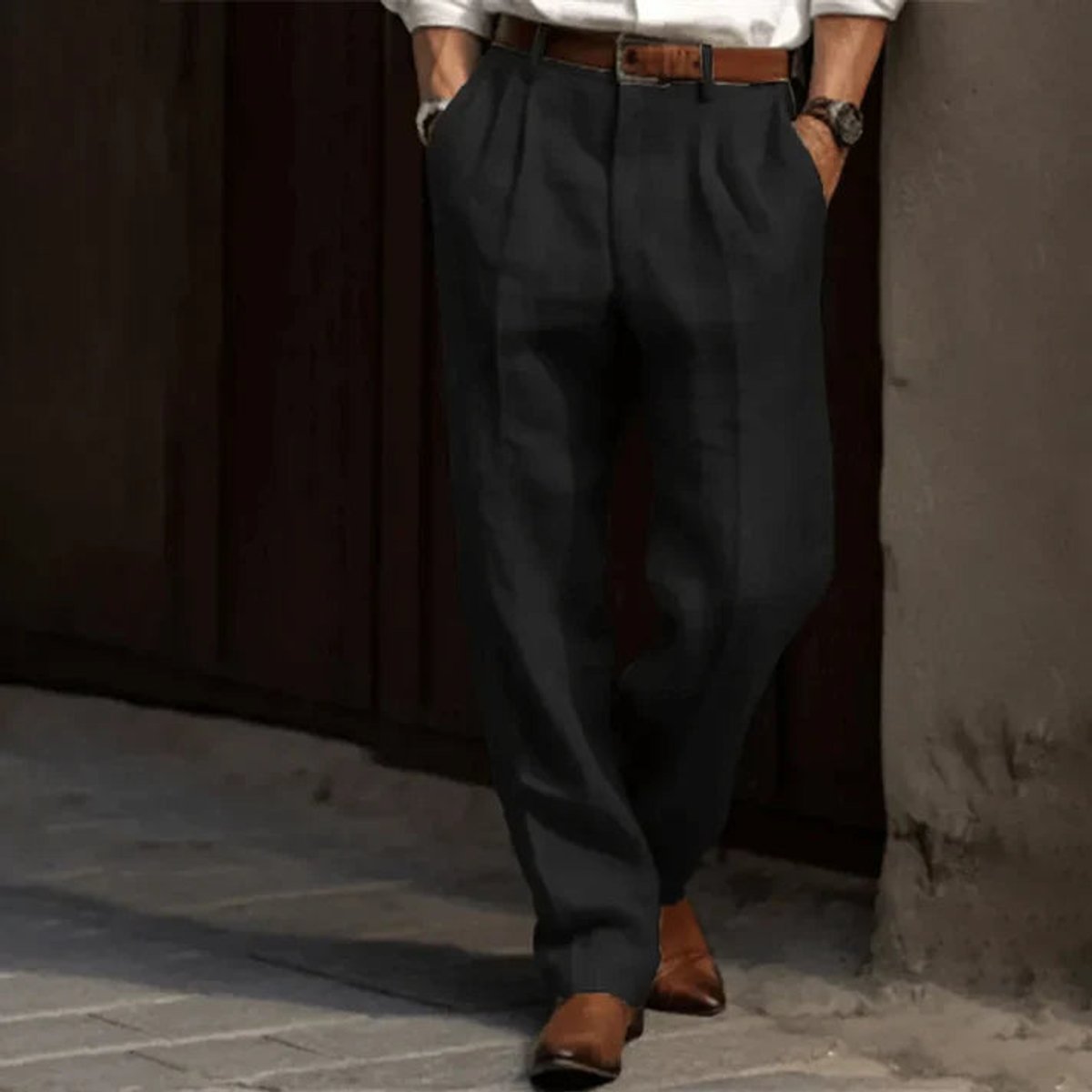 Christian Pleated Front Classic Dress Pants
