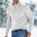 Alexander Fine-Knit Quarter-Zip Sweater