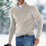 Alexander Fine-Knit Quarter-Zip Sweater