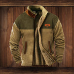 Alexander Aztec Print Sherpa-Lined Fleece Jacket