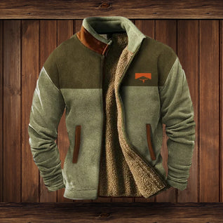Alexander Aztec Print Sherpa-Lined Fleece Jacket