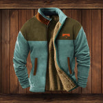 Alexander Aztec Print Sherpa-Lined Fleece Jacket