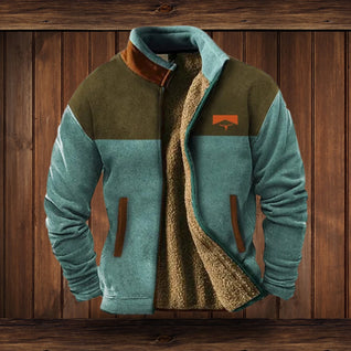 Alexander Aztec Print Sherpa-Lined Fleece Jacket