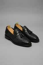 Dominik Woven Tassel Leather Loafers
