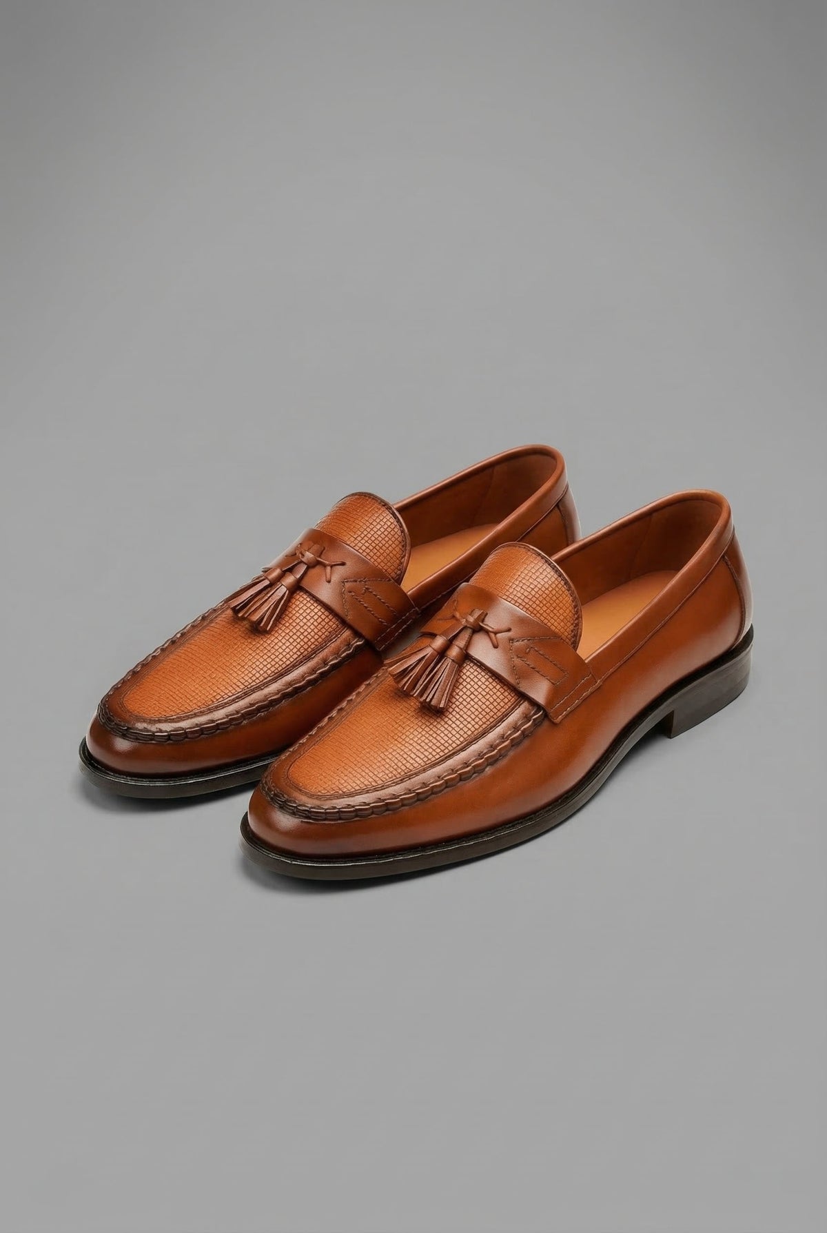 Dominik Woven Tassel Leather Loafers