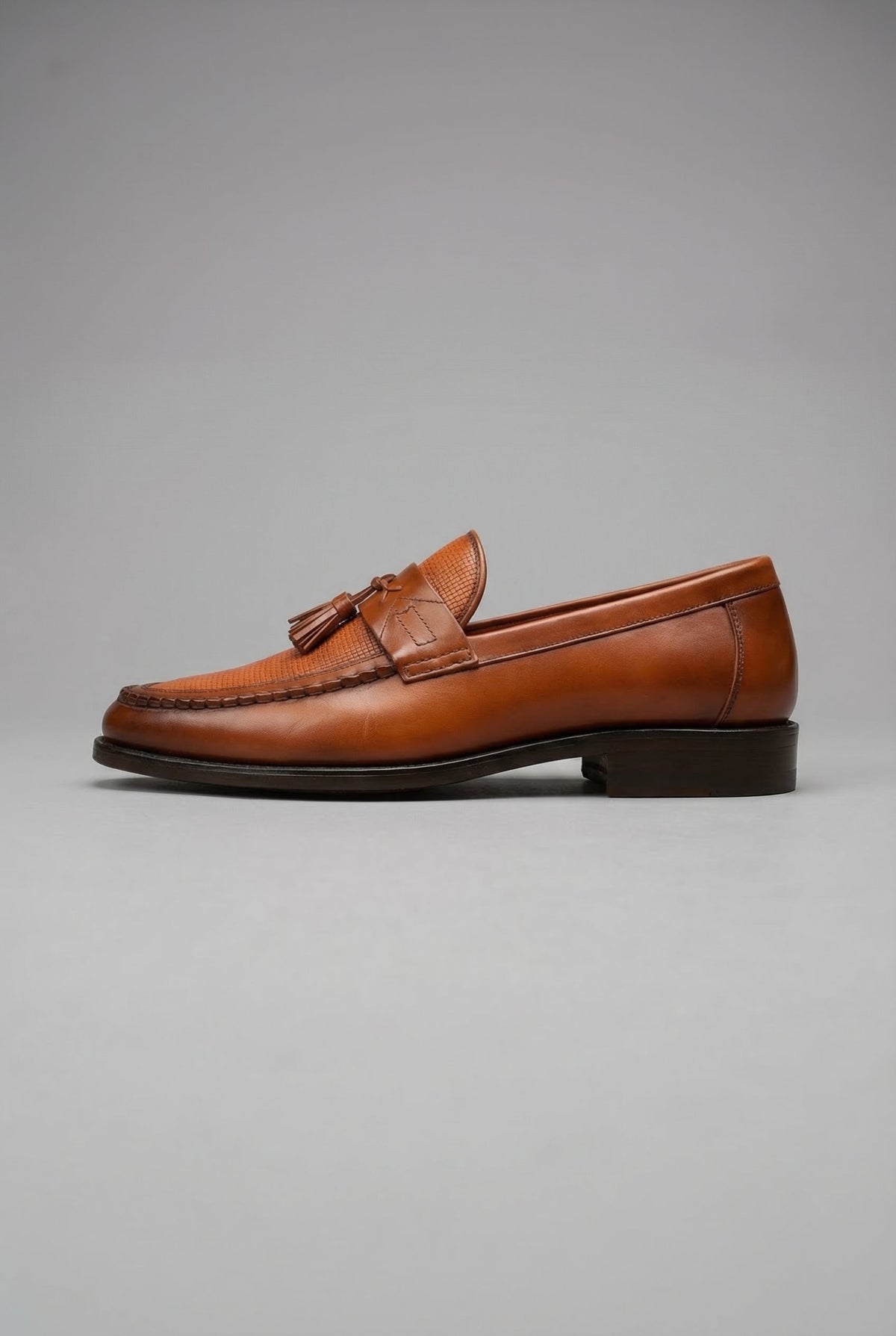 Dominik Woven Tassel Leather Loafers