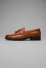 Dominik Woven Tassel Leather Loafers