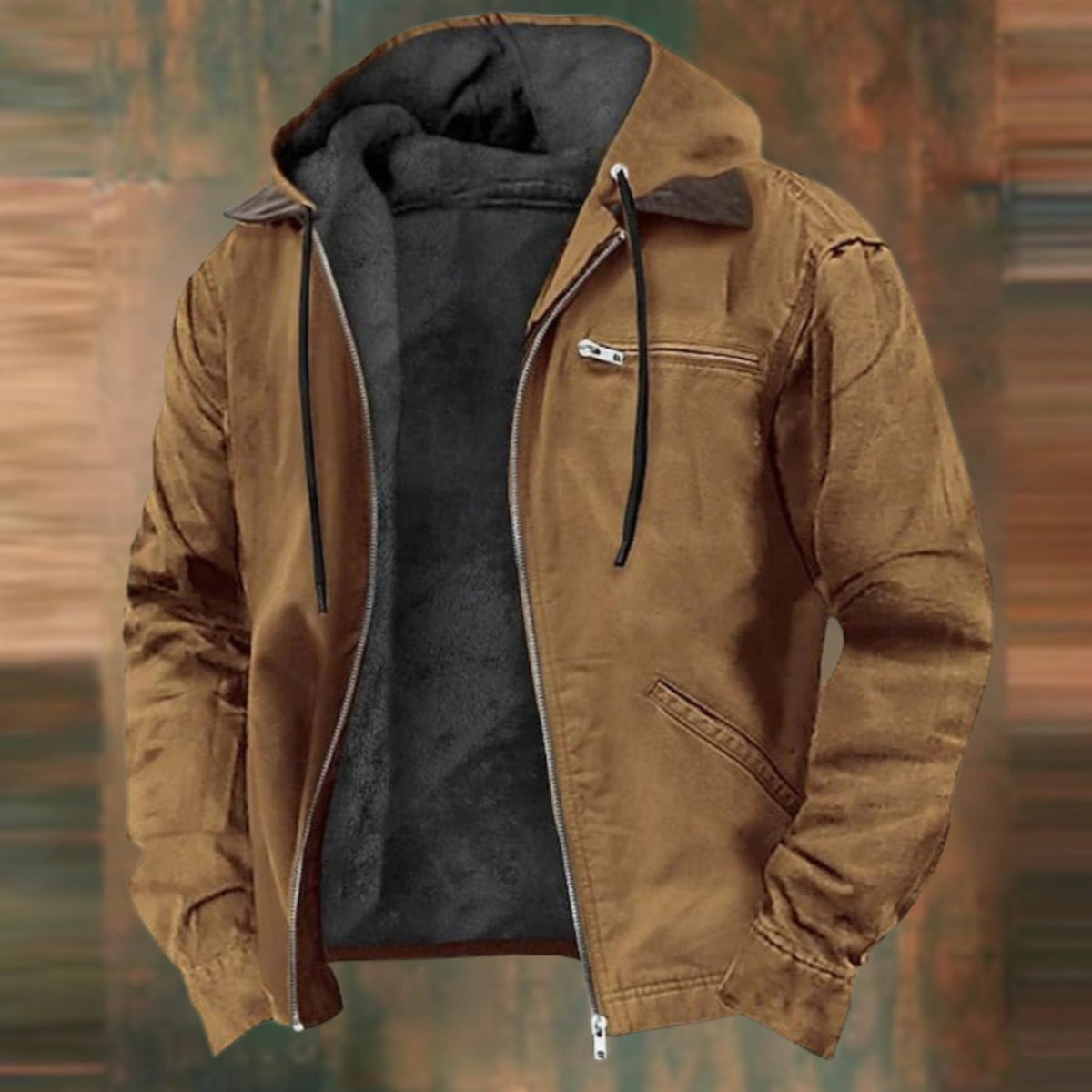 Andreas Lined Zip-Up Hoodie Jacket