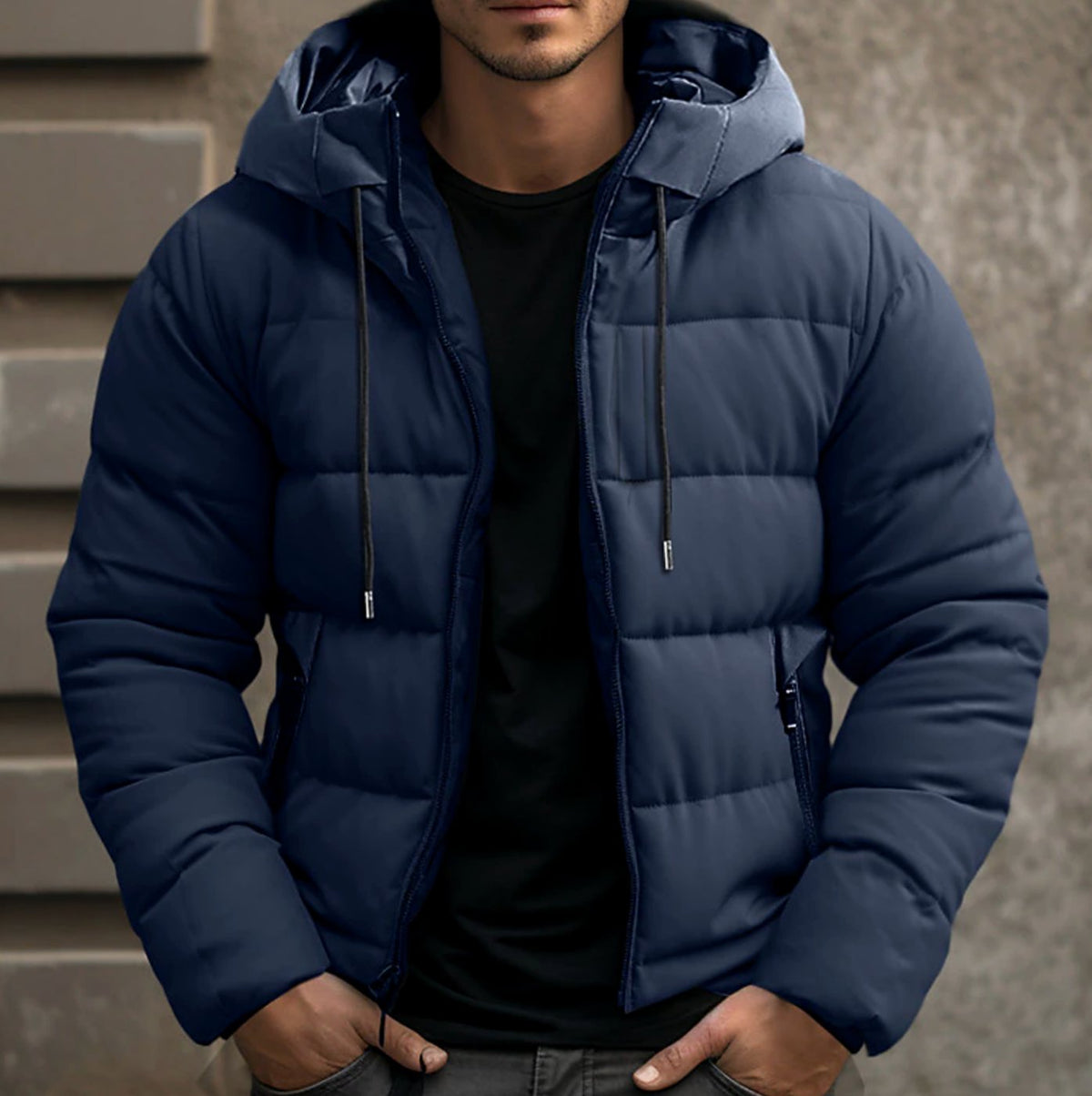 Elias Quilted Hooded Winter Jacket