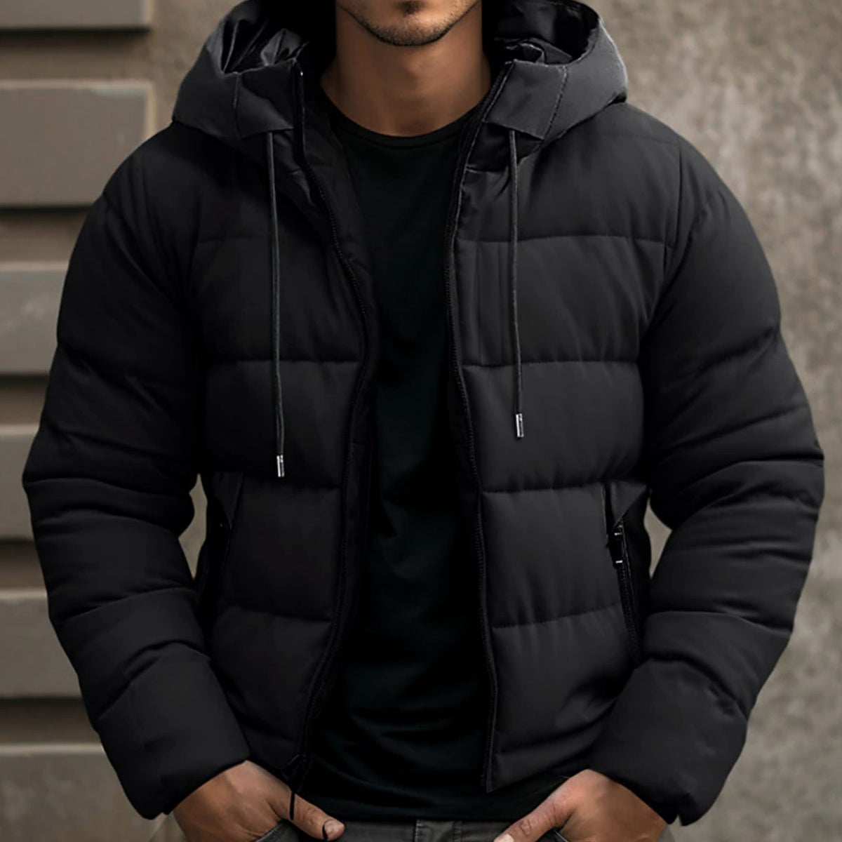 Elias Quilted Hooded Winter Jacket