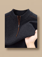Simon Half-Zip Mock Neck Sweater