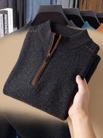 Simon Half-Zip Mock Neck Sweater