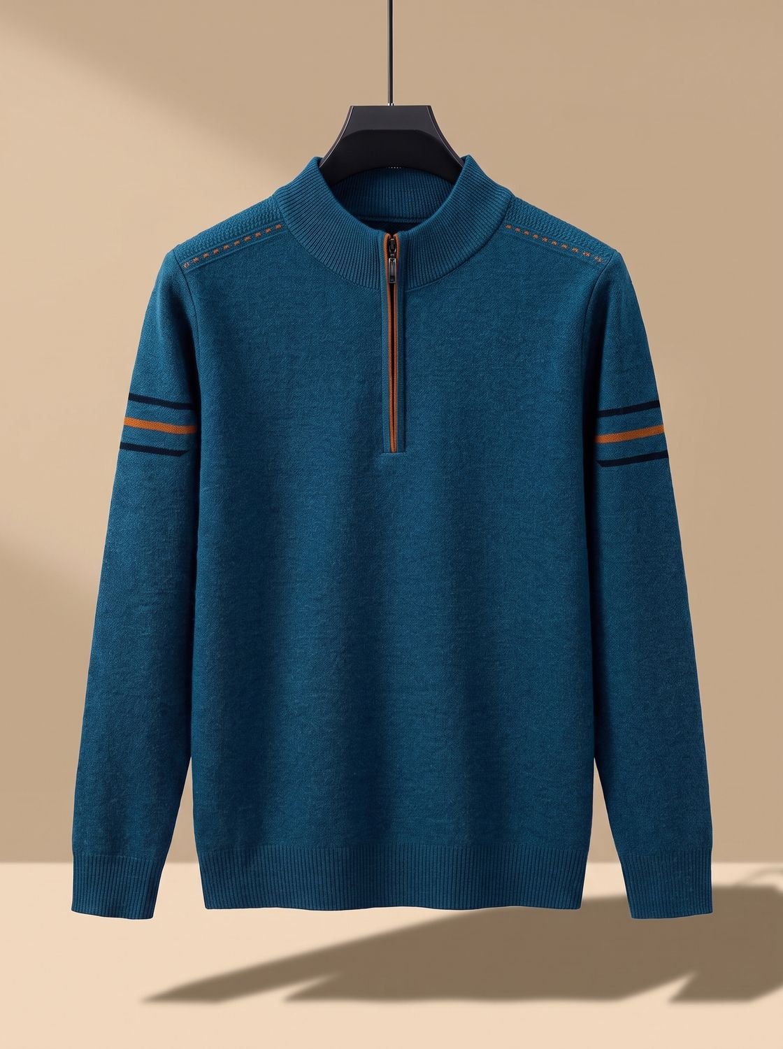 Simon Half-Zip Mock Neck Sweater