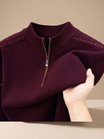 Simon Half-Zip Mock Neck Sweater