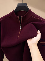 Simon Half-Zip Mock Neck Sweater