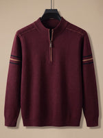 Simon Half-Zip Mock Neck Sweater