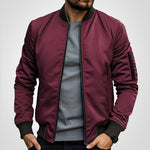 Niklas Classic Bomber Transitional Jacket with Ribbed Trim