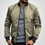 Niklas Classic Bomber Transitional Jacket with Ribbed Trim