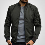 Niklas Classic Bomber Transitional Jacket with Ribbed Trim