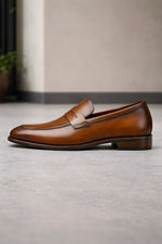 Lukas Classic Penny Loafers in Patent Leather