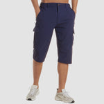 Alexander Knee-Length Cargo Shorts with Side Pockets