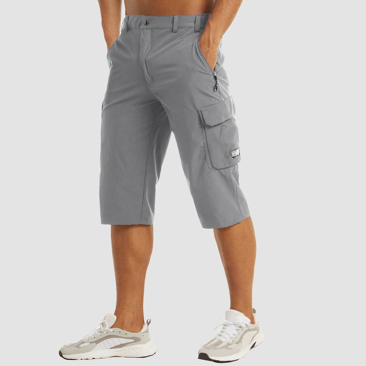 Alexander Knee-Length Cargo Shorts with Side Pockets